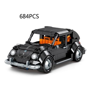 لگو تکنیک ماشین کلاسیک مدل Technics Classic Das Auto Kevers Auto Moc Bouwsteen Monteren_اسباب بازی